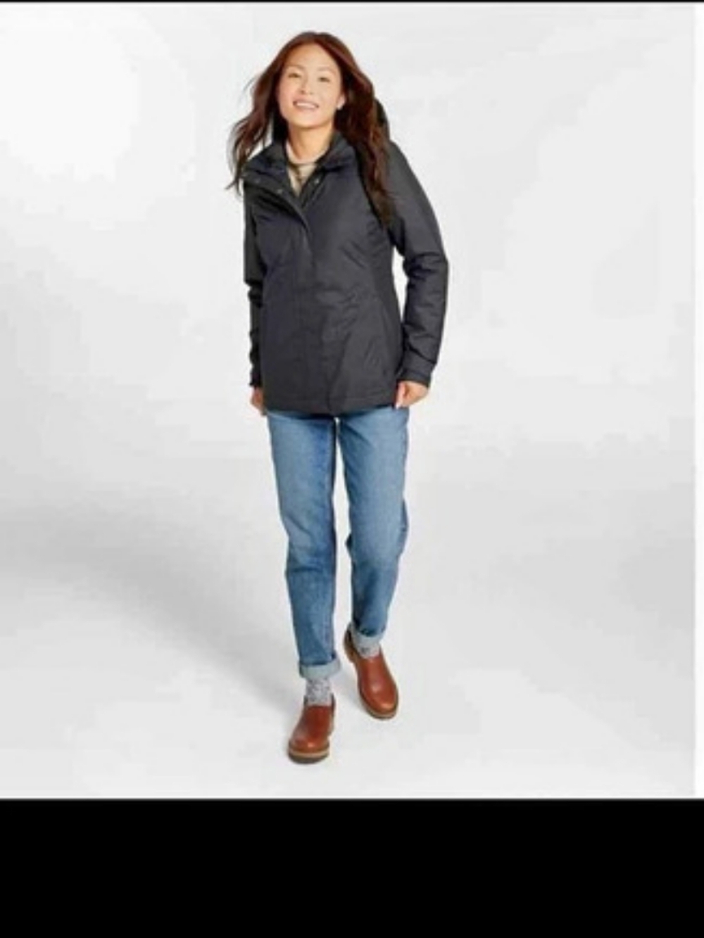 L.L. Bean Winter Warmer Insulated Weather Proof Coat